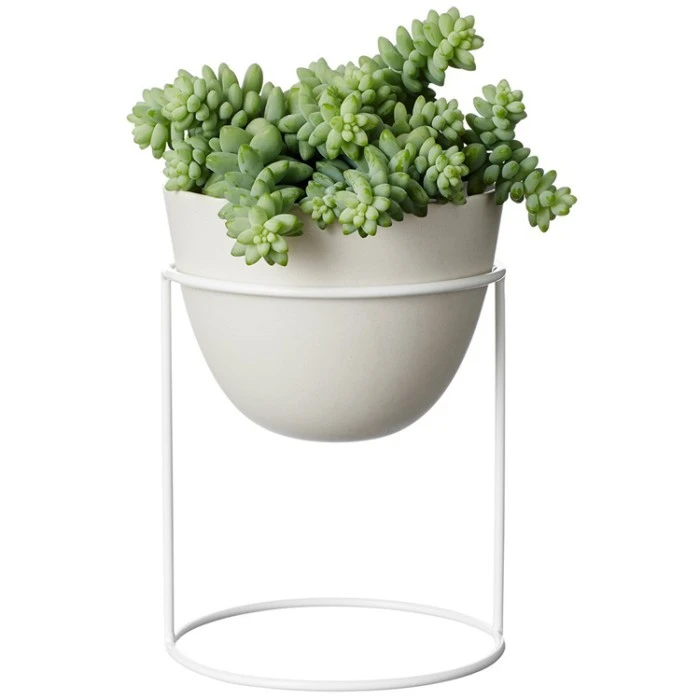 Mini suportes decorativos para flores de mesa de ferro