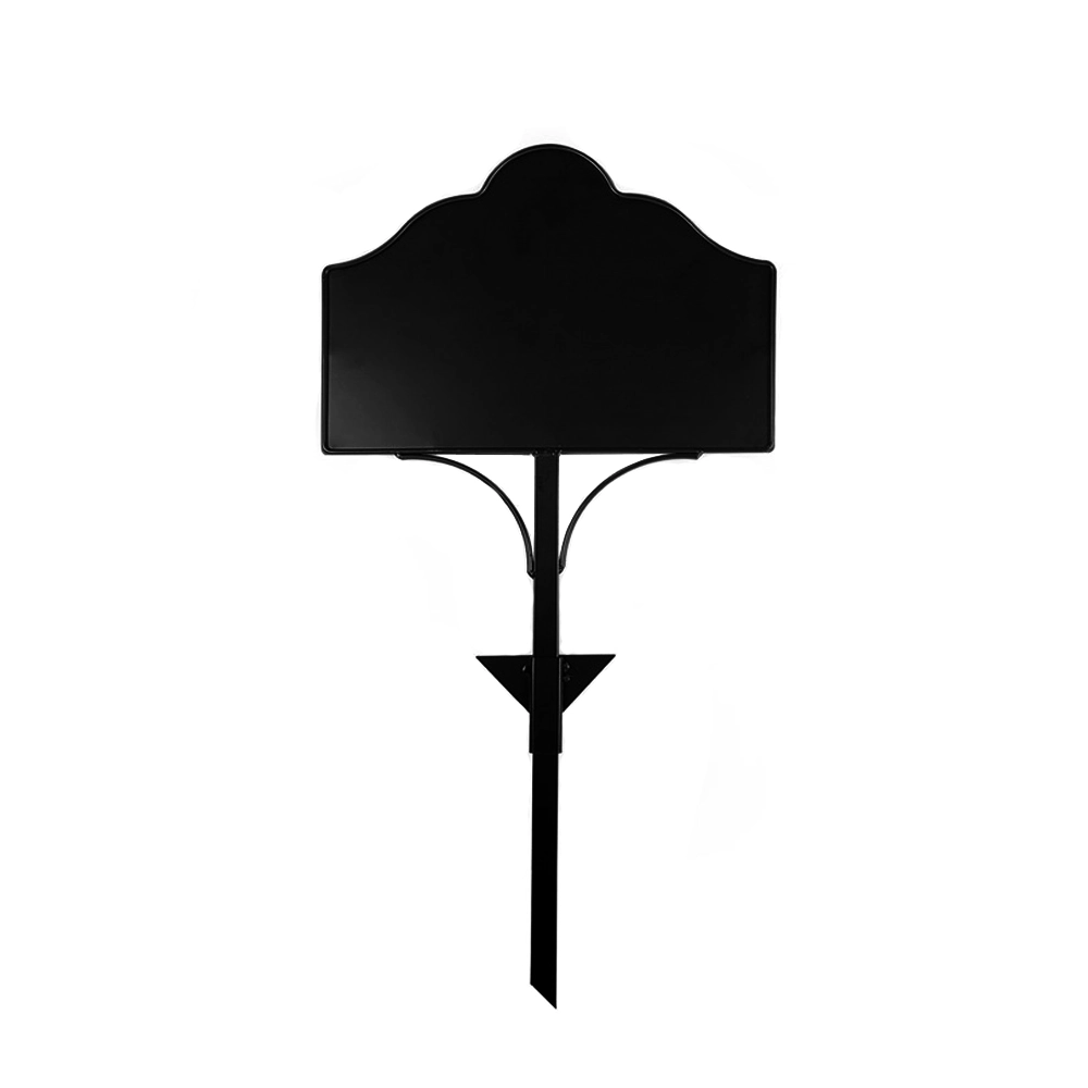 Estaca de sinalização de quintal de metal ao ar livre para exibição de jardim
