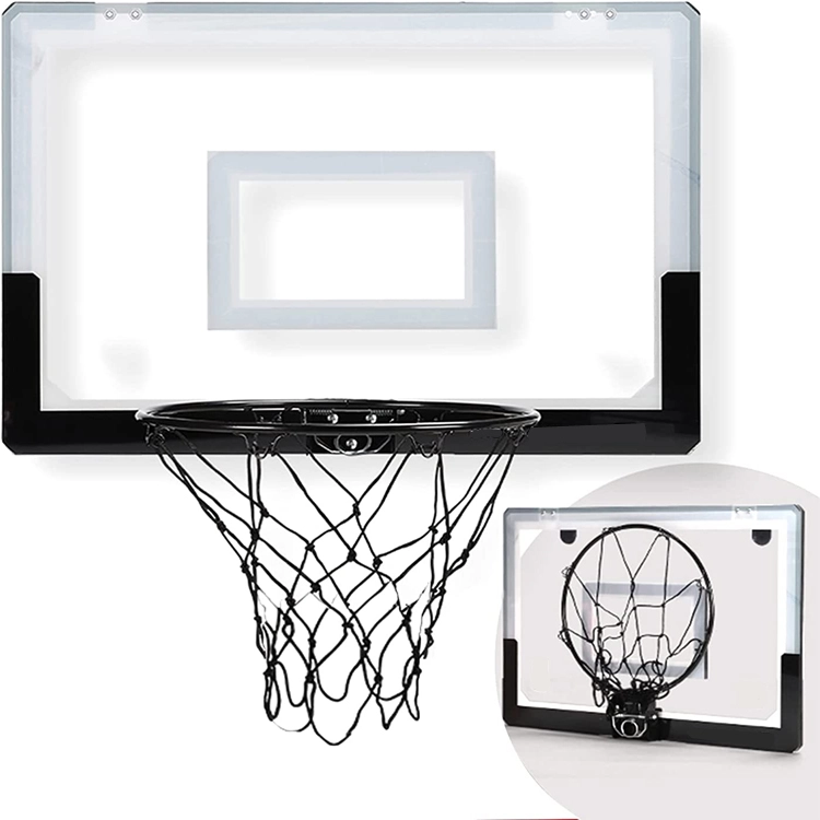 Conjunto de mini cesta de basquete dobrável para uso externo